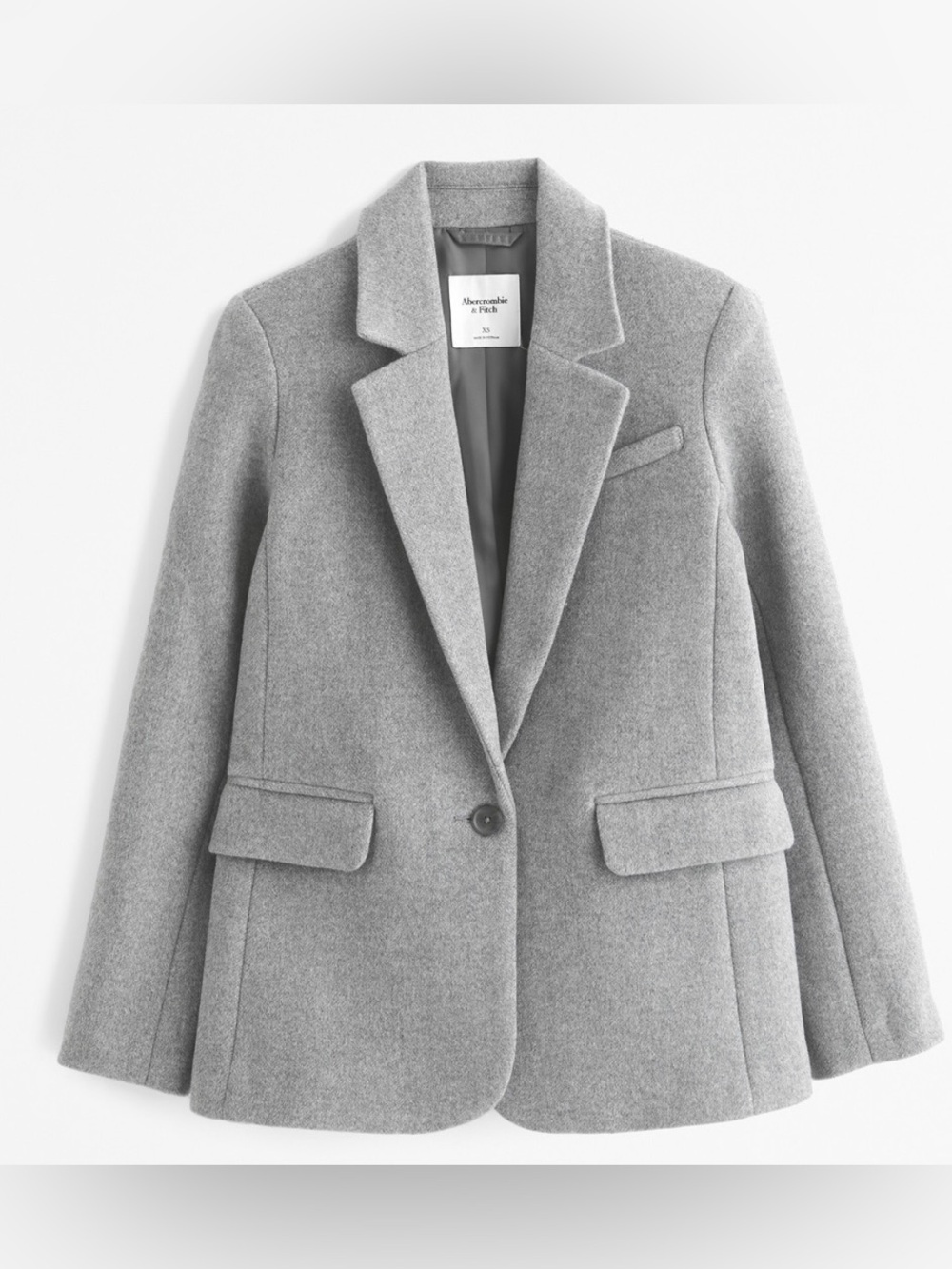Abercrombie & Fitch wool blend blazer coat XL